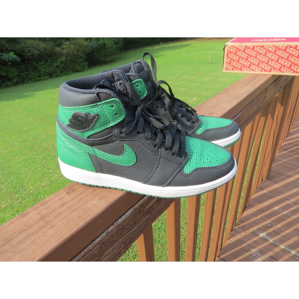 Jordan Air Jordan 1 Retro High OG Mens Green Pine Green Black White - Picture 4 of 8